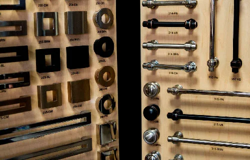 Decorative hardware for doors, cabinets and gates